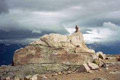 15 Large Rock With A Cairn From Hike On Whistlers Peak.jpg
